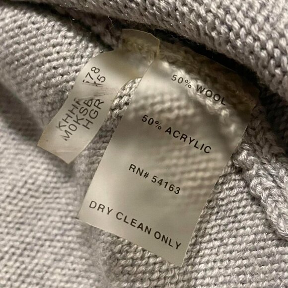 Calvin Klein Cardigan Long Sleeve Wool Blend Sweater Womens Small - Picture 11 of 16